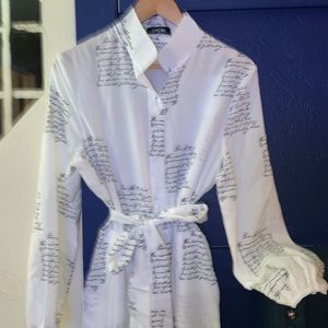 CHICME jumpsuit medium, black and white